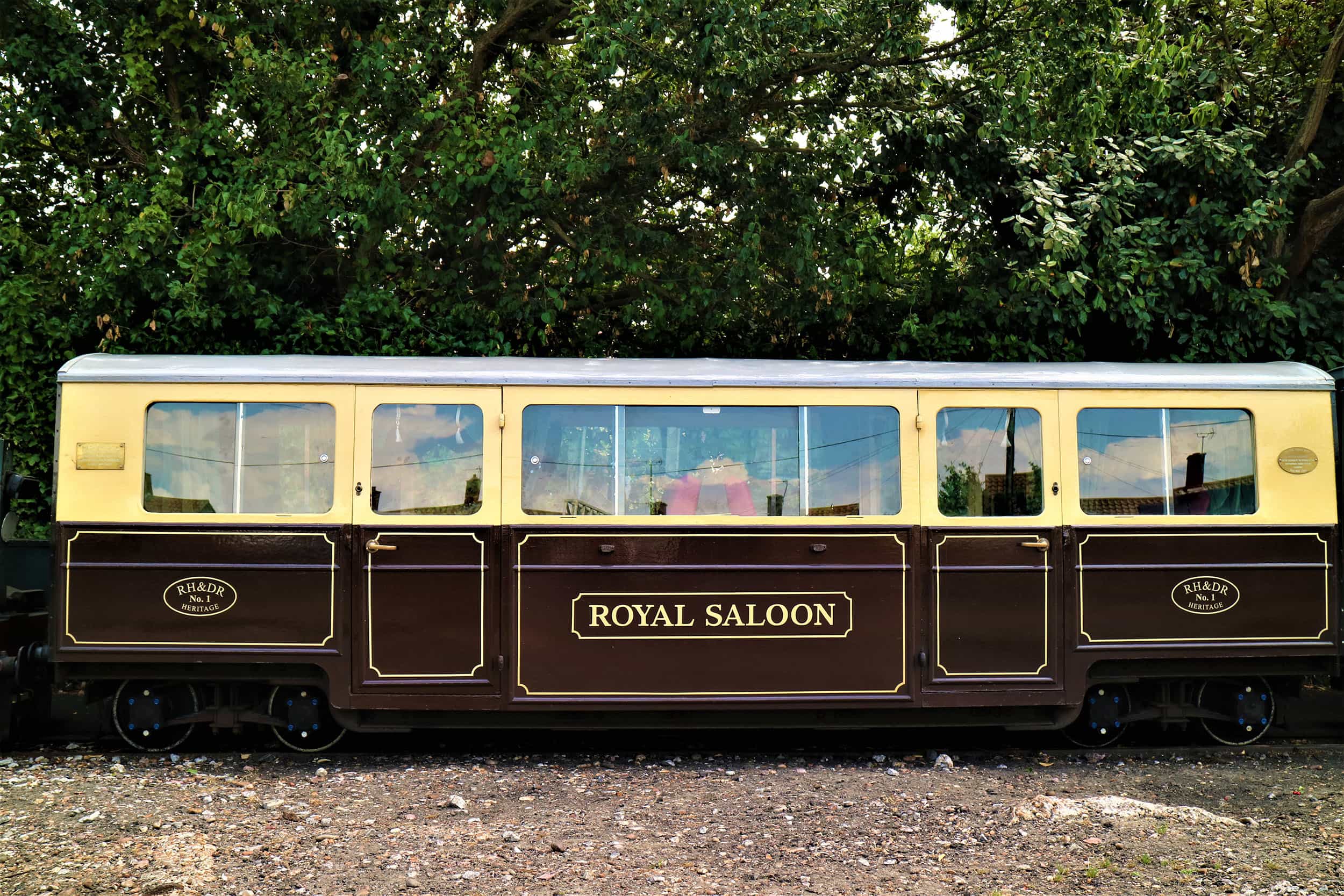 Heritage Carriage - The Royal Saloon - Romney, Hythe & Dymchurch Railway