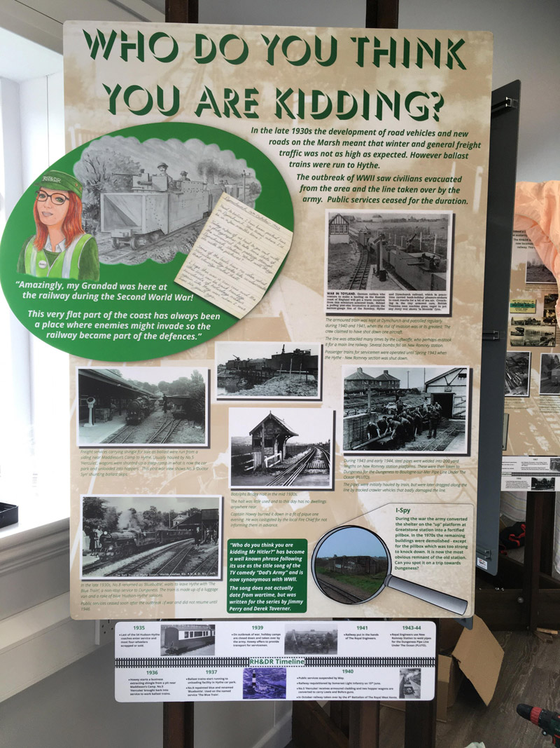 Heritage centre at Romney, Hythe & Dymchurch Railway