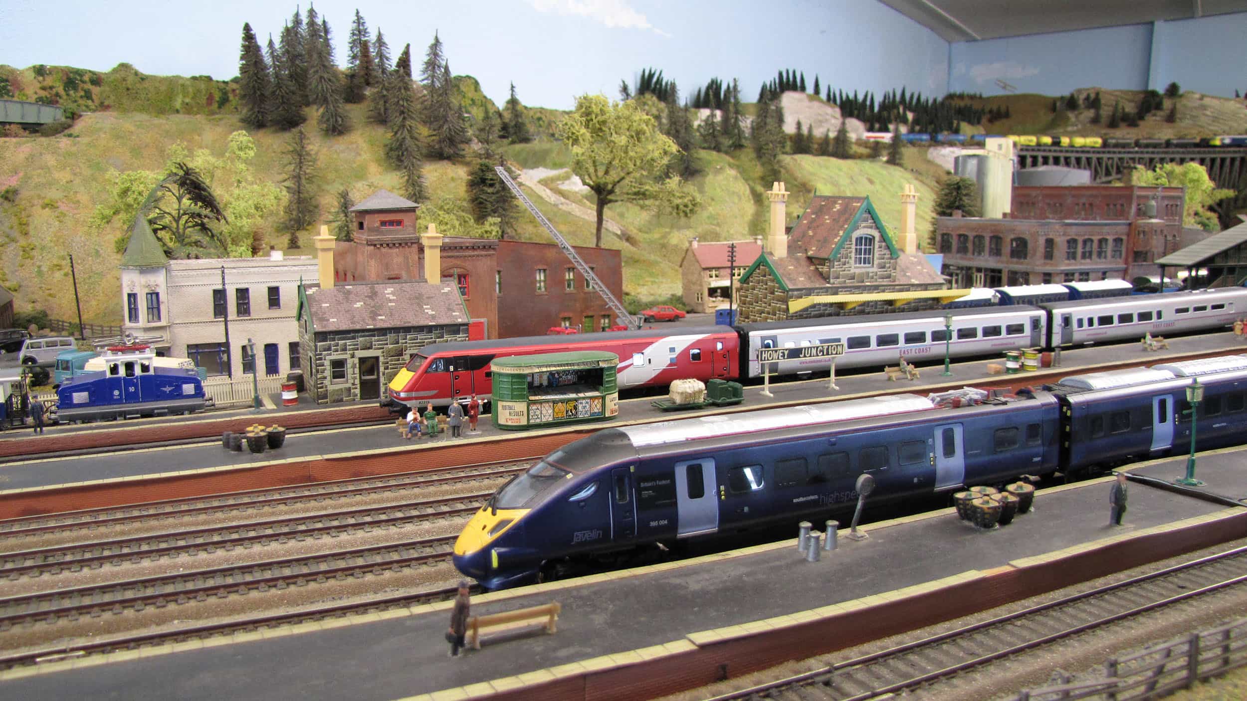 The model railway exhibition at Romney, Hythe & Dymchurch Railway