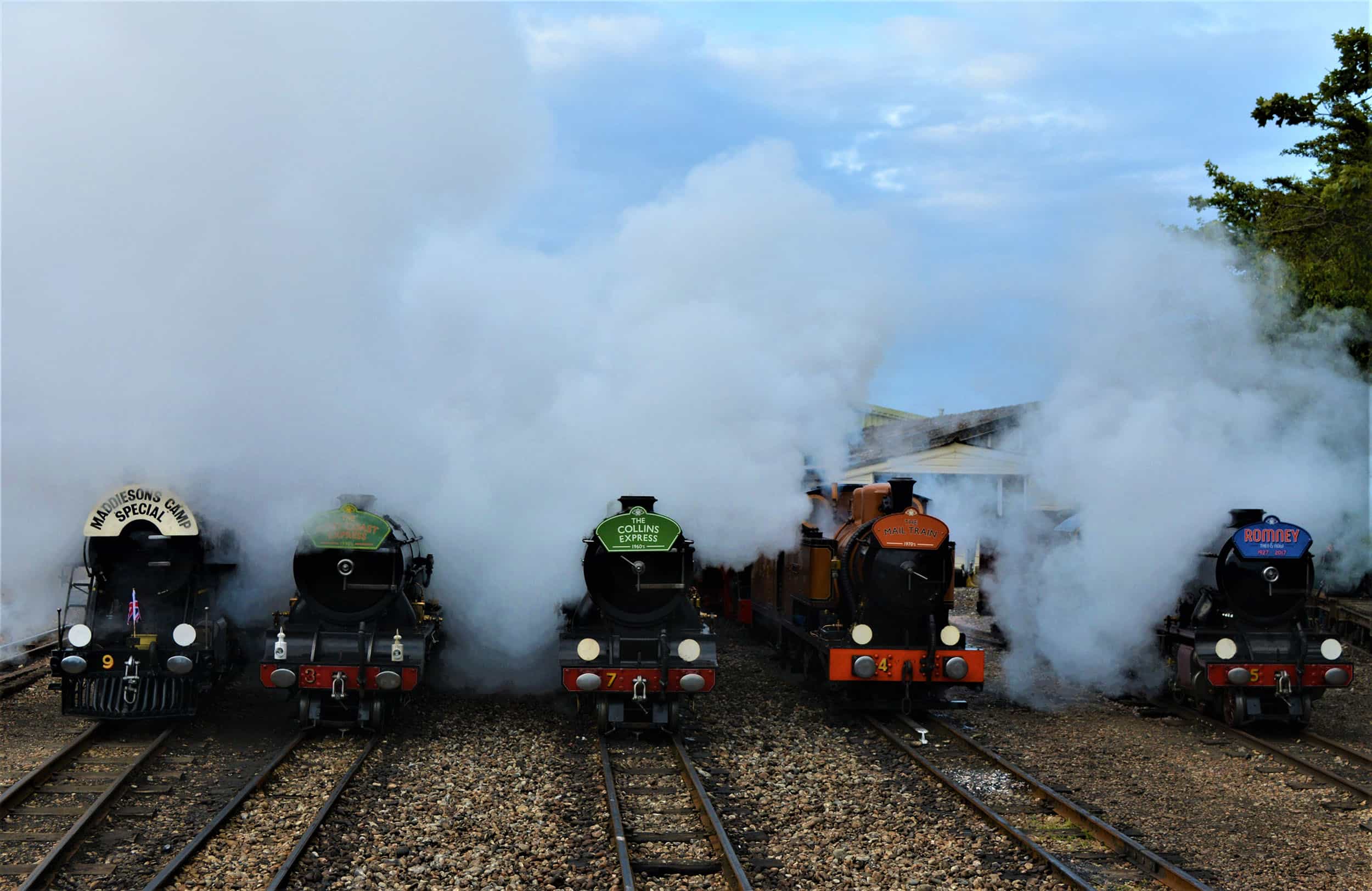 Personalised headboards at Romney, Hythe & Dymchurch Railway