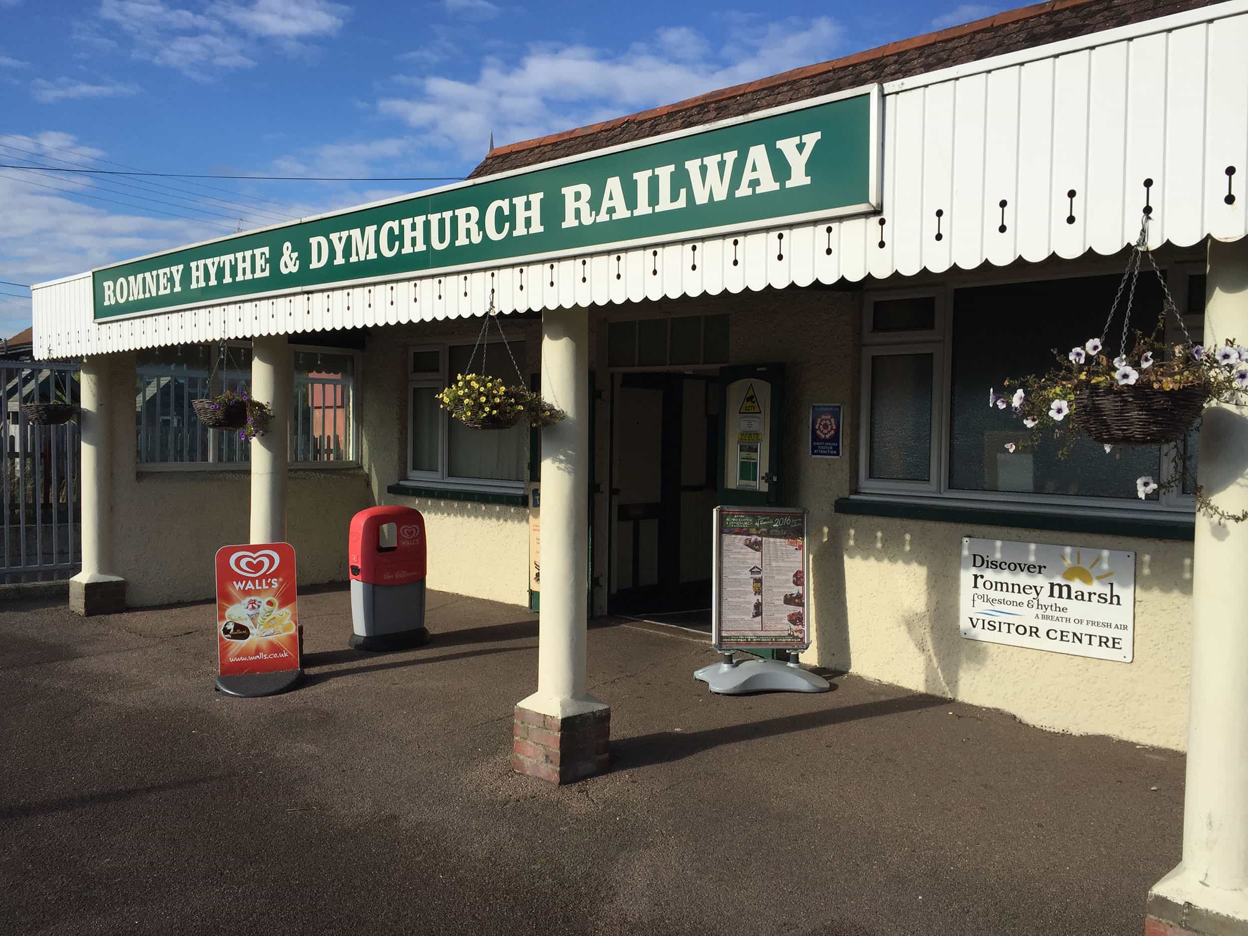 New Romney Station at Romney, Hythe & Dymchurch Railway