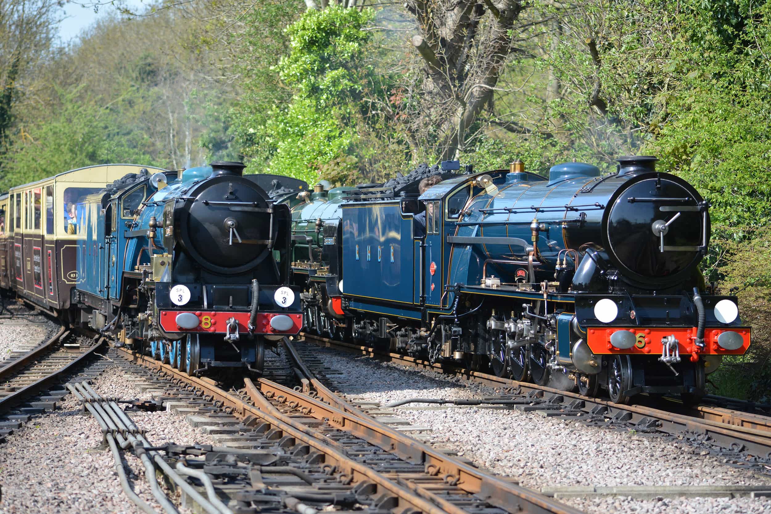 The timetables at Romney, Hythe & Dymchurch Railway