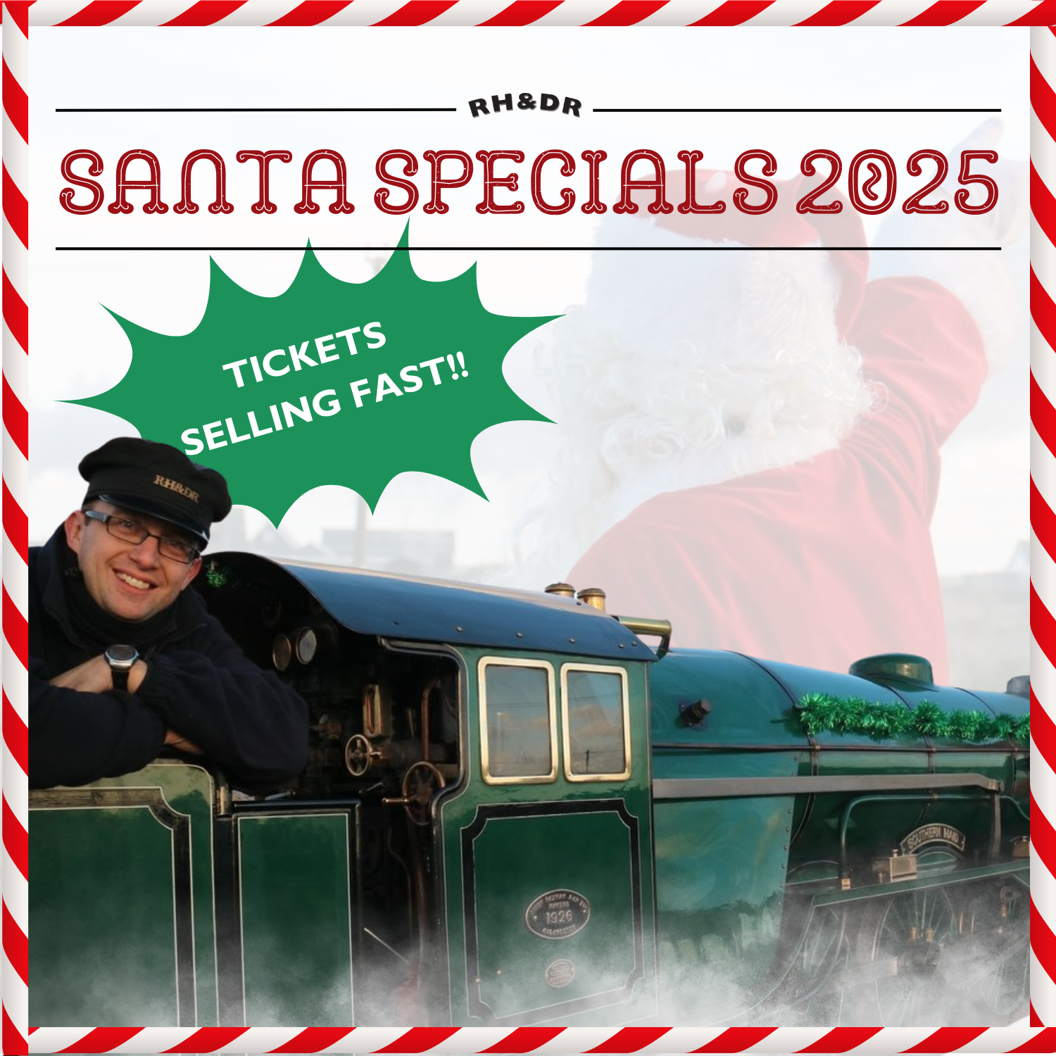 Santa Specials at the RH&DR 2025
