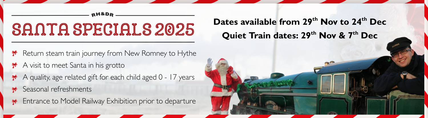 Santa Specials at the RH&DR 2025